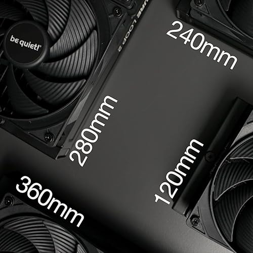 be Quiet! Pure Loop 2 240mm | All in One Water Cooling System | Intel 1700 1200 1150 1151 1155 | AM5 AM4 | BW017 Pequeno