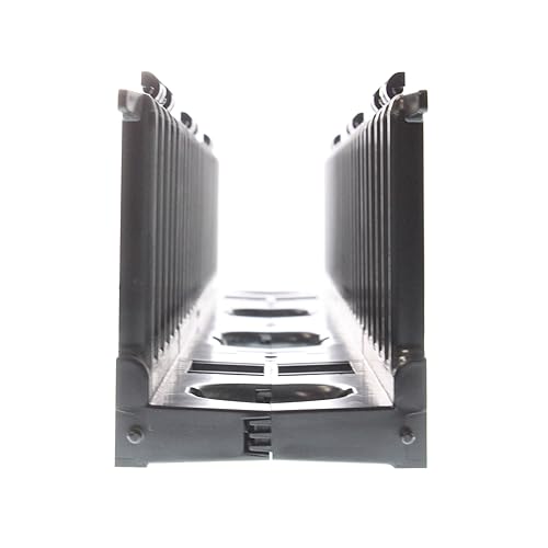 Panduit WMPVF45E Vertical Cable Manager, Black 22 RU Black