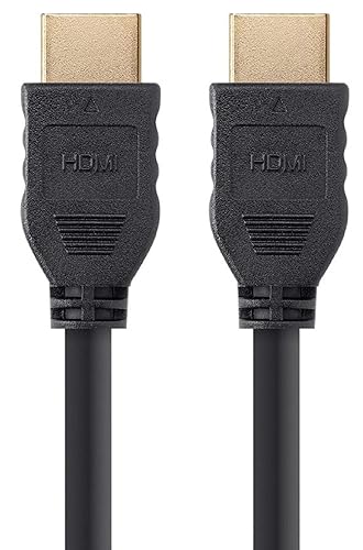 Monoprice HDMI Cable - High Speed, 4k@60Hz, 10.2Gbps, CL2, 32AWG, 10 Feet, Black - Commercial Series 10 Feet Black Cable