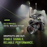Shure SLXD25/SM58 Portable Digital Wireless System with SLXD2 Handheld Transmitter with SM58 legendary Cardioid Dynamic Vocal Microphone and SLXD5 Single-Channel Receiver | G58 Band (SLXD25/SM58-G58) G58 Band (470-514 MHz)