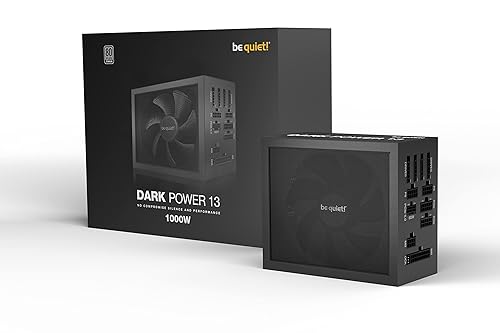 be quiet! Dark Power 13 1000W Quiet Performance Power Supply | 80 Plus Titanium Efficiency | ATX 3.0 | PCIe 5 | Modular | BN661