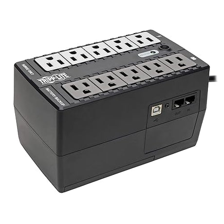 Tripp Lite UPS 600VA 325W Desktop Battery Back Up Compact 120V USB Standby 50/60Hz 5-15P PC