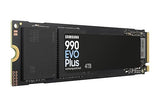 Samsung 990 EVO Plus - 4TB PCIe Gen4. X4, Gen5. X2 NVMe 2.0 - M.2 Internal SSD, Speed Up to 7,250 MBs, Upgrade Storage for PC-Laptops, HMB Technology and Intelligent Turbowrite (MZ-V9S4T0B/AM)