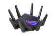 ASUS ROG Rapture WiFi 6E Gaming Router (GT-AXE16000) - Quad-Band, 6 GHz Ready, Dual 10G Ports, 2.5G WAN Port, AiMesh Support, Triple-level Game Acceleration, Lifetime Internet Security, Instant Guard WiFi 6 | AXE16000