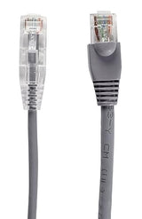 BLACK BOX C6APC28-GY-01 CAT6A 500-MHZ STRANDED ETHERNET PATCH CABLE - UNSHIELDED (UTP), CM PVC, SNAGLESS