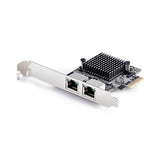 StarTech.com 2-Port 5G Gigabit PCIe Network Adapter Card, PCI Express LAN Card, Realtek RTL8126, Windows and Linux, TAA