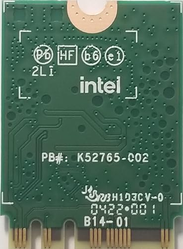 Intel AX210.NGWG with vPro, Bluetooth 5.2 Wireless Network Adapter Card Wi-Fi 6E