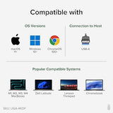 Plugable USB 3.0 to DisplayPort 4K DisplayLink Video Graphics Adapter for Multiple Monitors up to 3840x2160 Supports Windows, Mac, and ChromeOS