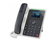 Poly Edge E100 IP Phone - Corded - Corded - Desktop, Wall Mountable - Black - VoIP - 2 x Network (RJ-45) - PoE Ports