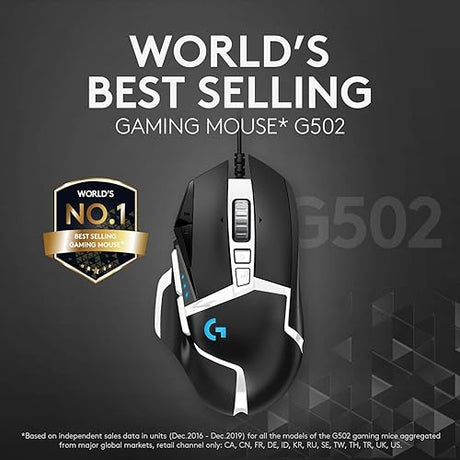 Logitech G502 SE Hero High Performance RGB Gaming Mouse with 11 Programmable Buttons