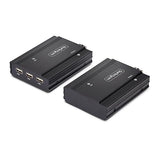 StarTech.com DisplayPort KVM Extender Over Fiber Optic, 4K 60Hz, Console Extender Kit, Up to 984ft/300m (Multi-Mode)