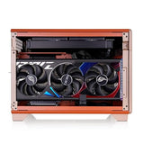 Thermaltake TR100 SFF Chassis; mITX Support; 18.9 Liters; PCIe 4.0 Riser Cable Included; 360mm GPU Clearance; 280mm Radiator Support; Removable PCIe Bracket; Gravel Sand; CA-11A-00SGNN-00