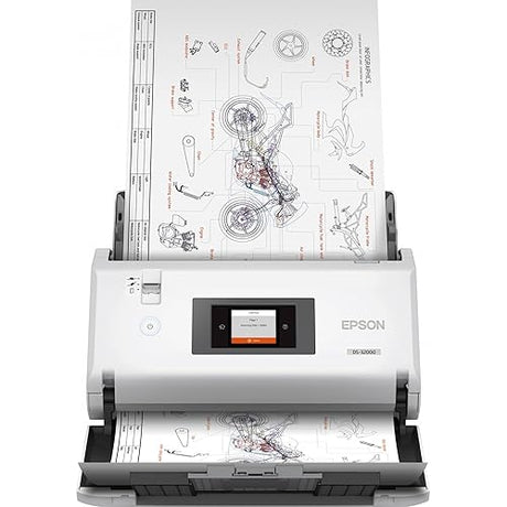 Epson Ds-30000 Large-Format Document Scanner, Scans Up to 12 X 220, 1200 Dpi Optical Res, 120-Sheet Duplex Auto Document Feeder