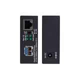 StarTech.com Gigabit Singlemode (SM) LC Fiber Media Converter, 10/100/1000 Mbps, 40km, RJ45 to LC, Full Metal, TAA Compliant