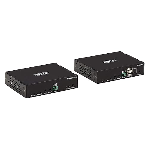 Tripp Lite HDMI Over Cat6 Extender Kit w/Power Over Cable 4K@60Hz 4:4:4 (B127E-1A1-HH), 300 Feet