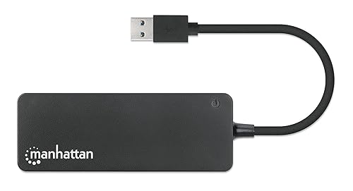 Manhattan 7-Port USB Hub A Male A Female 5Gbit/s Black