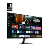 Samsung 32 Inch M7 Black 4k UHD Smart Monitor with Smart TV apps, USB-C, Multiple Ports, Gaming hub - (LS32DM702UNXGO) [Canada Version] (2024)