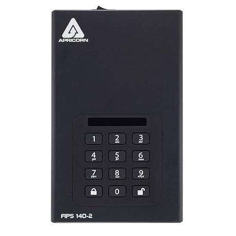 Apricorn Aegis Desktop 2 TB FIPS 140-2 Validated 256-Bit Encrypted Hard Drive (ADT-3PL256F-2000)