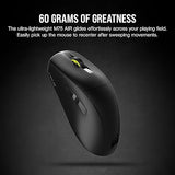 CORSAIR M75 AIR Wireless Ultra Lightweight Gaming Mouse – 2.4GHz & Bluetooth – 26,000 DPI – Up to 100hrs Battery – iCUE Compatible – Black