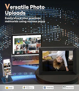 Cozyla Digital Picture Frame WiFi Send Pictures & Videos via Google Photos Email Web Browser Instagram Phone App Unlimited Storage Digtal Photo Frame Electronic Picture Frame Slideshow 10.1 Inch Black