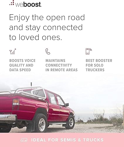weBoost Drive Sleek OTR (470235F) Truck Cell Phone Signal Booster | U.S. Company | All Canadian Carriers - Bell, Rogers, Telus & More | ISED Approved