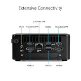 ASUS NUC 13 Pro Slim Full System Mini PC with Intel 13th Gen Core i7-1360P, 16GB DDR4 RAM, 512GB PCIe G4x4 NVMe SSD, Thunderbolt™ 4, Wi-Fi 6E & Bluetooth 5.3, Win 11 Pro, VESA Mount Included Core i7 Slim|16GB RAM|512GB SSD