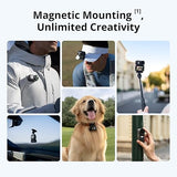 DJI Osmo Nano Standard Combo (64GB) - Small 4K/60fps Vlogging Camera with a 1/1.3 Sensor, 143° Wide FOV Video, 200-Min Recording, Swift Content Transfer, Magnetic POV Cam 4K for Sports, Vlog Black DJI Osmo Nano (64GB)