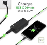 Plugable USB-C Chromebook Charger Replacement, 60W Type C Charger for Laptops, Compatible with USB-C Google Chromebooks Including Samsung, HP, Dell, Lenovo, Acer, Asus