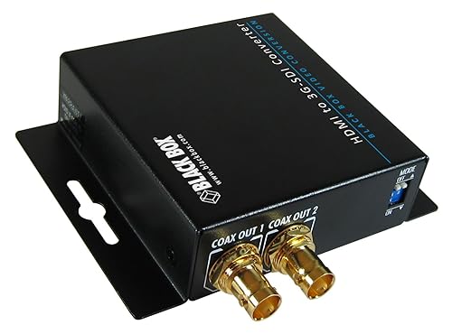 Black Box VGA to HDMI Converter, Converts HDMI Signal on Coaxial Connectors