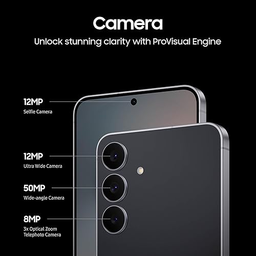 Samsung Galaxy S25 FE Cell Phone (2025), 256GB AI Smartphone, Unlocked Android, Large Display, 4900mAh Battery, High Res-Camera, AI Photo Edits, Durable, US 1 Yr Warranty, JetBlack Jetblack 256GB Phone Only