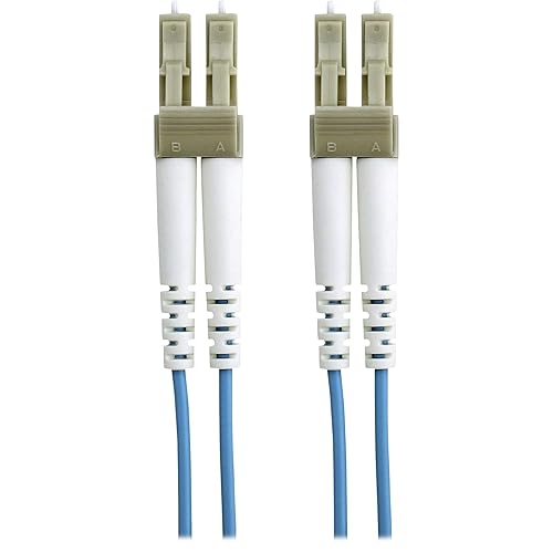 Belkin Fiber Optic Patch Cable - LC Male - LC Male - 49.21ft - Aqua