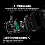CORSAIR Void RGB Elite Wireless Gaming Headset – 7.1 Surround Sound – Omni-Directional Microphone – Microfiber Mesh Earpads – Up to 40ft Range – iCUE Compatible – PC, Mac, PS5, PS4 – Carbon VOID RGB ELITE WIRELESS Black