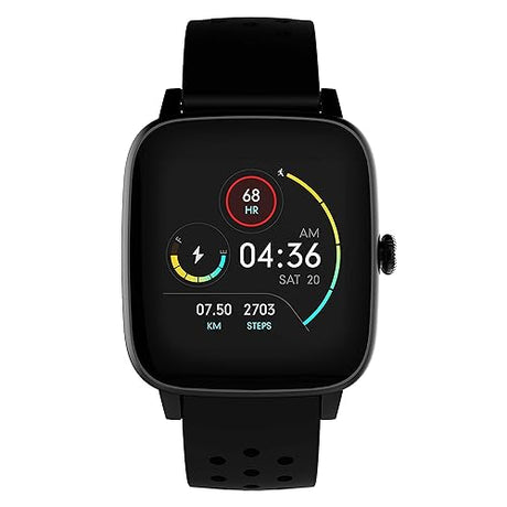 Supersonic SC-175SWT 1.4-inch HD Touch Screen Smartwatch with Body Temperature Monitor, Health Monitoring, 100+ Watch Faces, Multi-Sport Tracking, IP68 Waterproof for Android and iOS iPhone