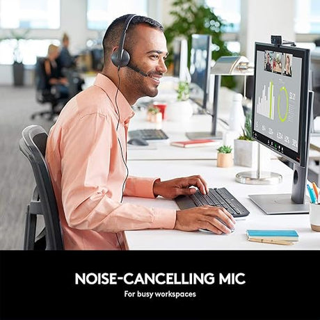 Logitech USB Headset H340, Stereo, USB Headset for Windows and Mac Black