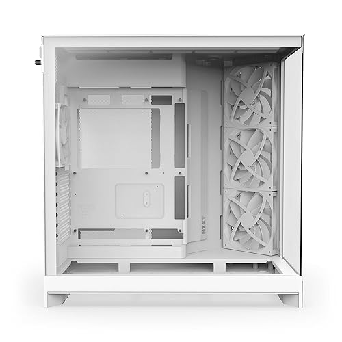 NZXT H9 Flow (2025) Dual-Chamber Mid-Tower Case - All White
