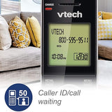 VTech DECT 6.0 Single Handset Cordless Phone with CID, Backlit Keypad and Screen, Full Duplex Handset Speakerphone, and Call Block Silver/Black - CS6919