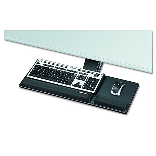 Fellowes Designer Suites Compact Keyboard Tray, Black, 8017801