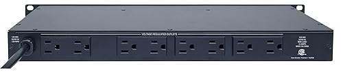 Furman M-8X AR Standard Level Voltage Regulator, Power Conditioner, 120 Volt, 15 Amp Black