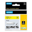 DYMO Industrial Labels for DYMO Industrial Rhino Label Makers, Black on Yellow, 1", 1 Roll (1805431), DYMO Authentic Black on Yellow 1" (24MM) Makers