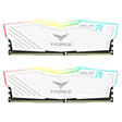 TEAMGROUP T-Force Delta RGB DDR4 16GB (2x8GB) 3600MHz (PC4-28800) CL18 Desktop Gaming Memory Module Ram TF4D416G3600HC18JDC01 - White