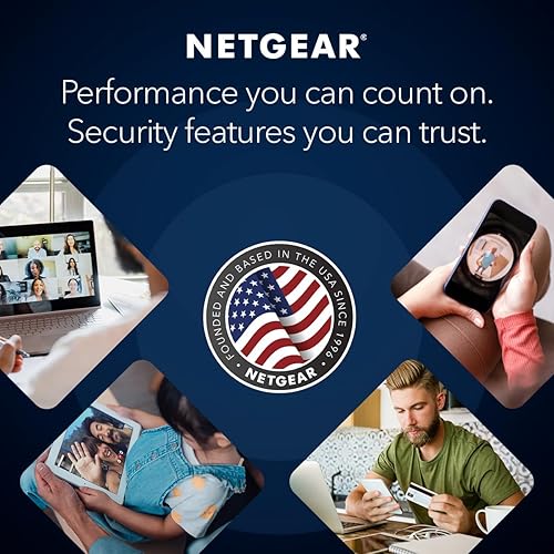 NETGEAR Nighthawk Tri-Band WiFi 7 Router (RS500) – Security Features, BE12000 Wireless Speed (up to 12 Gbps) - Covers up to 3,000 sq. ft., 120 Devices – 2.5 Gig Internet Port - Free Expert Help 12Gbps, 2.5G Port