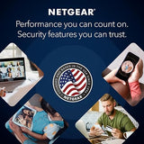 NETGEAR Nighthawk Tri-Band WiFi 7 Router (RS500) – Security Features, BE12000 Wireless Speed (up to 12 Gbps) - Covers up to 3,000 sq. ft., 120 Devices – 2.5 Gig Internet Port - Free Expert Help 12Gbps, 2.5G Port