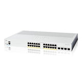 Cisco Catalyst 1200-24P-4X Smart Switch, 24 Port GE, PoE, 4x10GE SFP+, Limited Lifetime Protection (C1200-24P-4X)