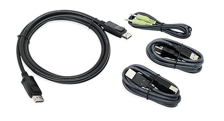 IOGEAR G2L902UTAA3 DisplayPort, USB KVM Cable Kit with Audio (TAA), 6'