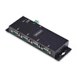 StarTech.com 4-Port Serial to Ethernet Adapter, IP Serial Device Server for Remote RS232 Devices, Wall/DIN Rail, LAN to DB9