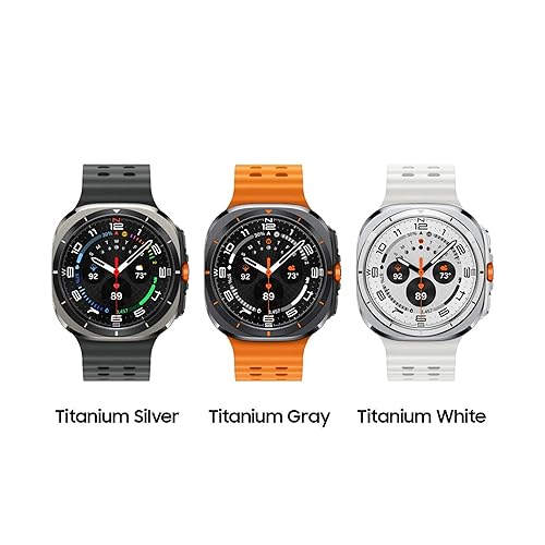 Samsung Galaxy Watch Ultra (2024) 47mm LTE AI Smartwatch w/Energy Score, Wellness Tips, Heart Rate Tracking, Sleep Monitor, Fitness Tracker, GPS, Titanium White [US Version, 1Yr Manufacturer Warranty]