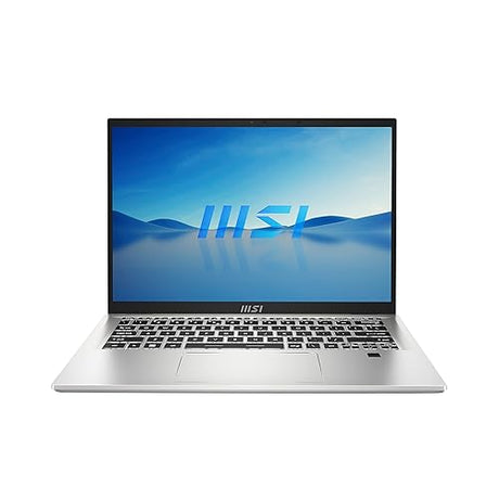 MSI Prestige 14 EVO 14” FHD+ Business Laptop: Intel Core i5-13500H, Intel Iris Xe, 32GB DDR5, 1TB NVMe SSD, Type-C, Thunderbolt 4, Win 11 Pro: Urban Silver B13M-635US
