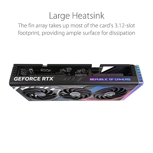 ASUS ROG Strix GeForce RTX™ 4070 OC Edition Gaming Graphics Card (PCIe 4.0, 12GB GDDR6X, DLSS 3, HDMI 2.1, DisplayPort 1.4a)