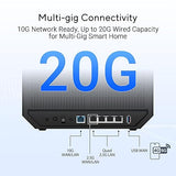 ASUS RT-BE92U BE9700 Tri-Band WiFi 7 Router, Supports New 320MHz Bandwidth & 4096-QAM, MLO, AI WAN Detection, AiMesh Support, Subscription-Free Network Security & Comprehensive VPN Features WiFi 7 | BE9700 | Tri-Band