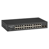 Black Box Gigabit Ethernet Managed Switch - (24) RJ-45, (2) SFP - 24 Ports - Manageable - TAA Compliant - 2 Layer Supported - Modular - Twisted Pair, Optical Fiber - 1U High - Desktop, Rack-mountable